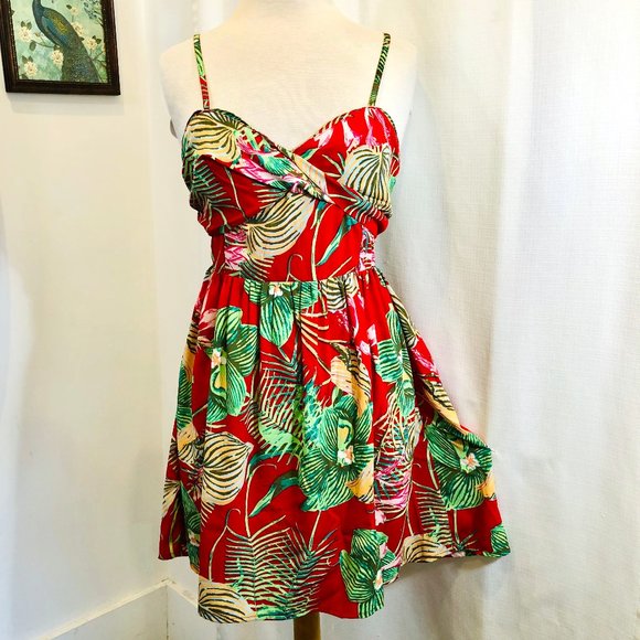 Roxy Dresses & Skirts - Roxy Tropical Print Mini Sundress